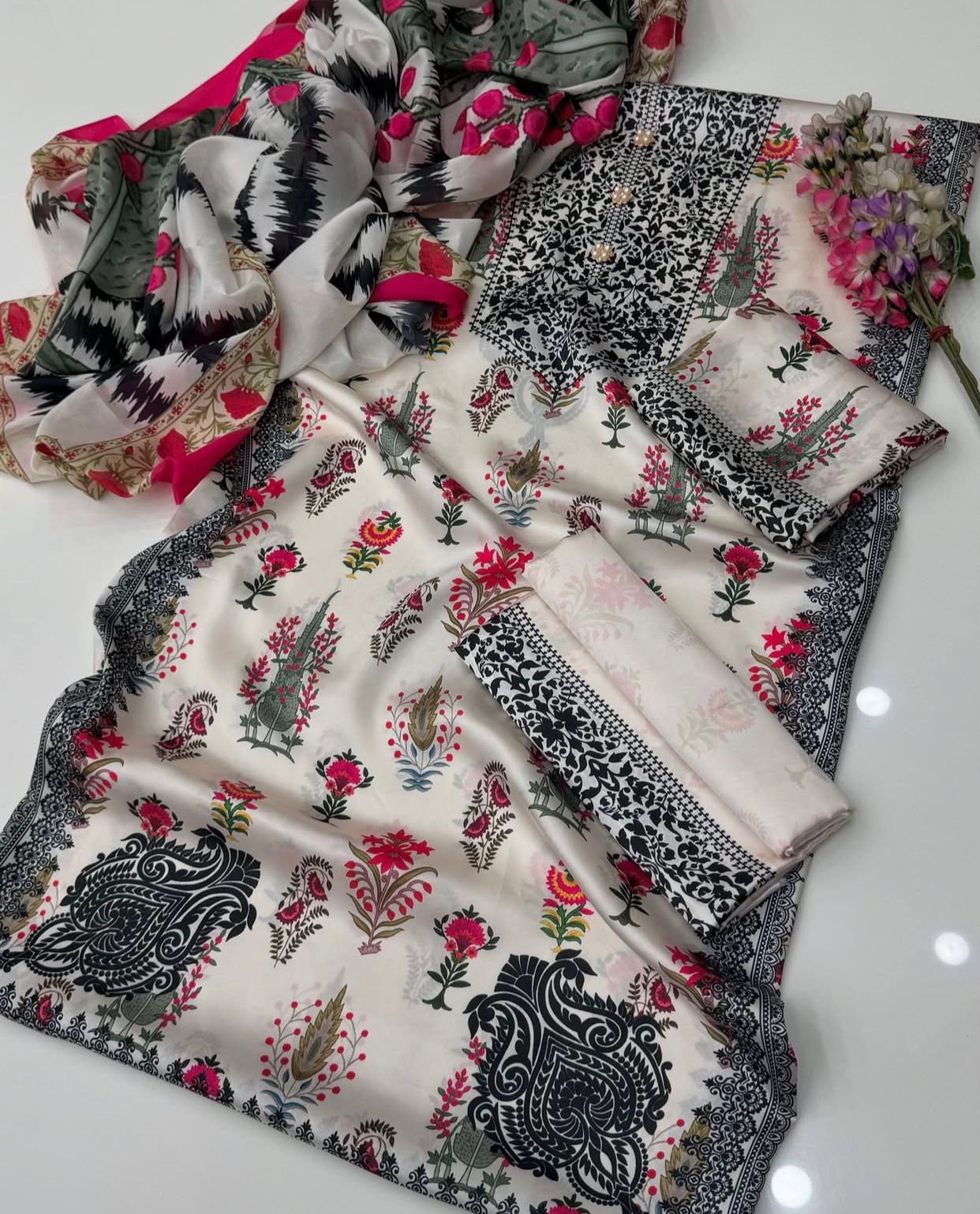 3pc Shamose Silk