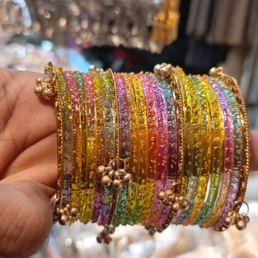 Pakistani Raindrop Bangles Set