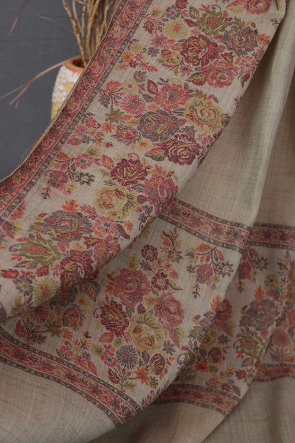 Pashmina Kaani border Shawl