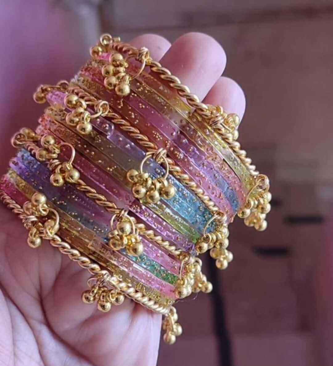 Pakistani Raindrop Bangles Set