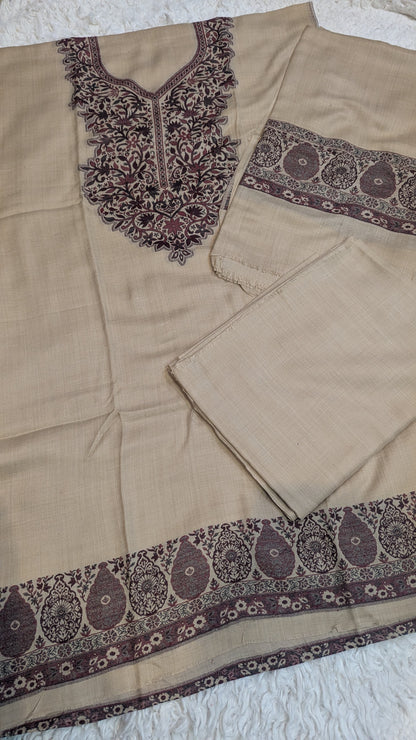 3PC Pashmina Kaani Unstitched Suit
