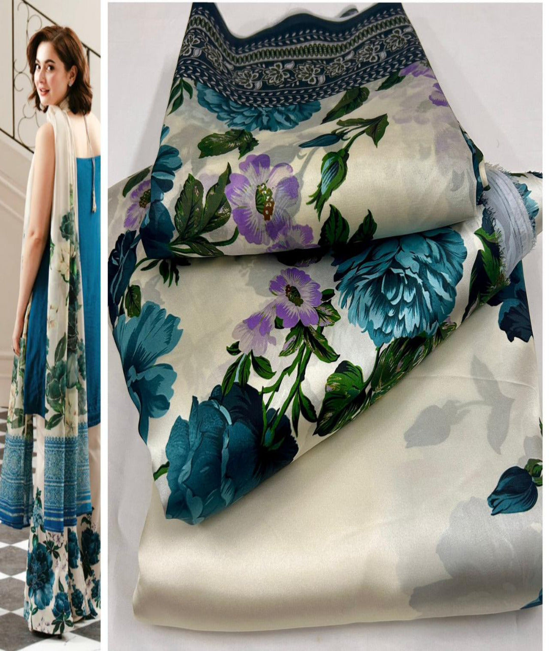 3pc Shamose Silk