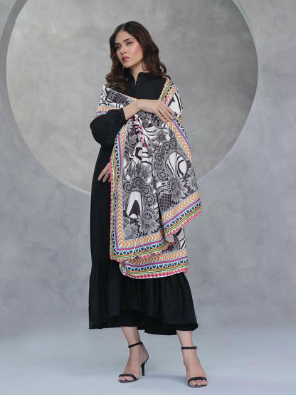 Lalazar lawn Odhni