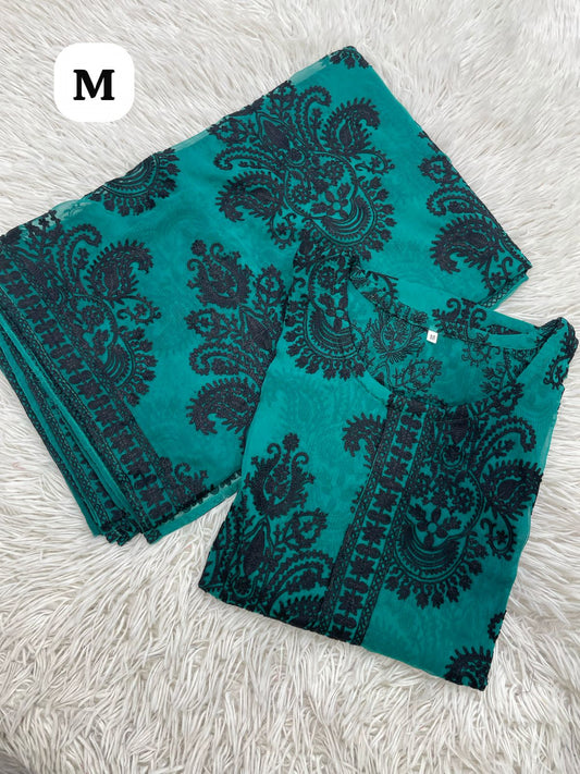 Indian Chiffion Chicken Kari (Emerald Green)